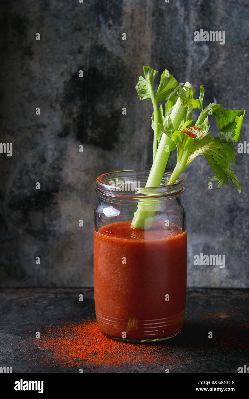 Tomato and paprika juice Stock Photo Alamy