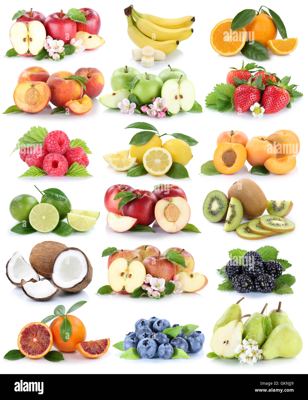Fruits apple orange berries apples oranges banana fresh strawberry pear ...