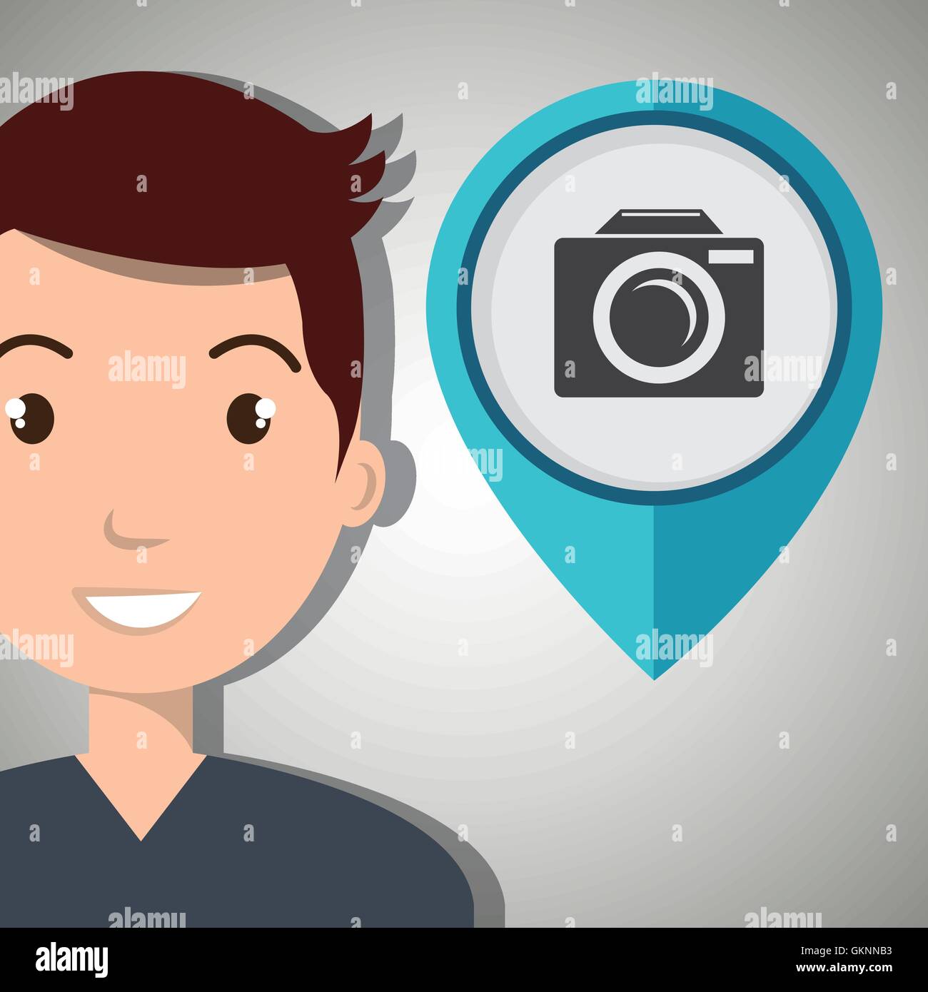 Man Symbol Pin man pin travel location Stock Vector Image & Art - Alamy