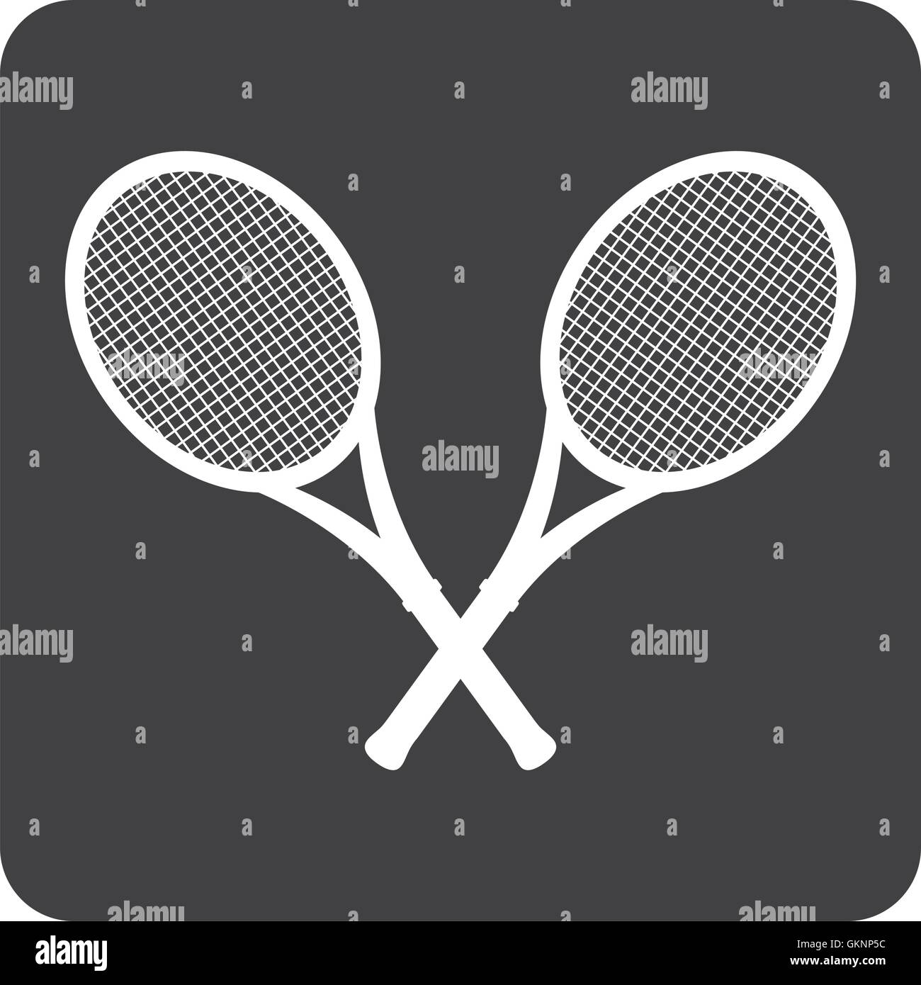tennis sport equipment isolated icon Stock Vector Image & Art - Alamy