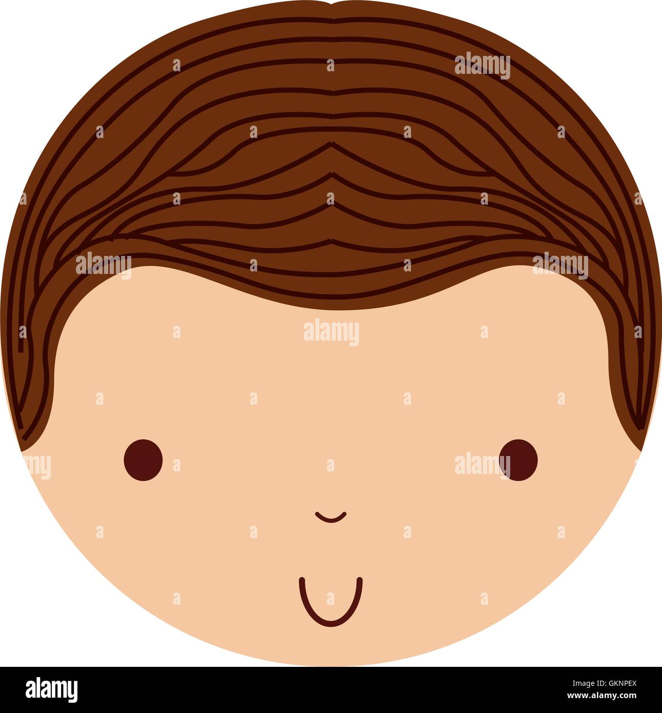 little cute boy isolated icon Stock Vector Image & Art - Alamy
