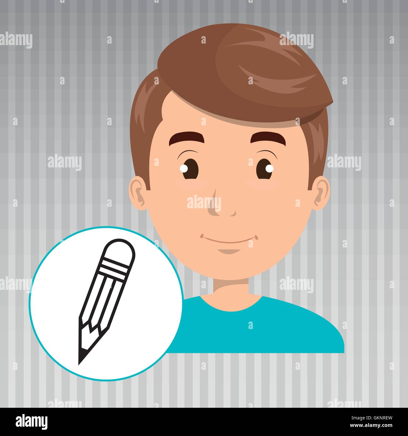 boy young student school Stock Vector Image & Art - Alamy