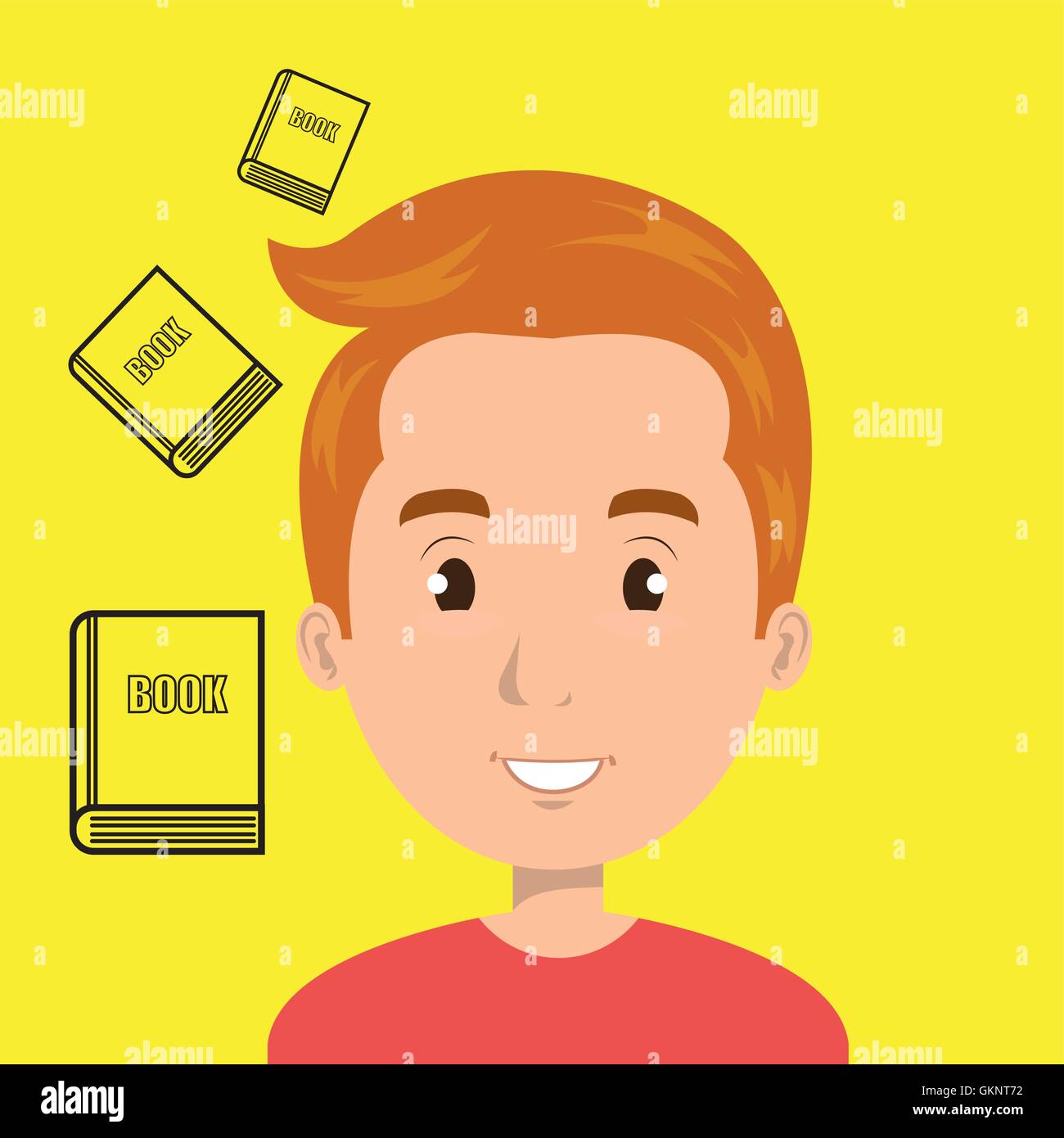 boy young student school Stock Vector Image & Art - Alamy