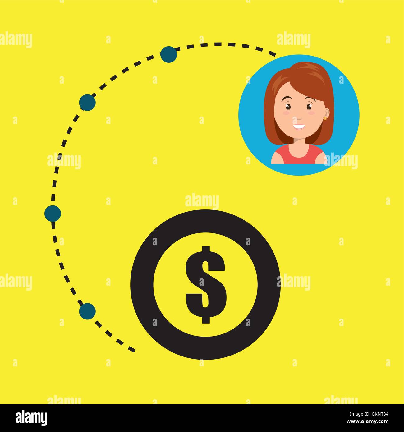 girl connection app icon Stock Vector Image & Art - Alamy