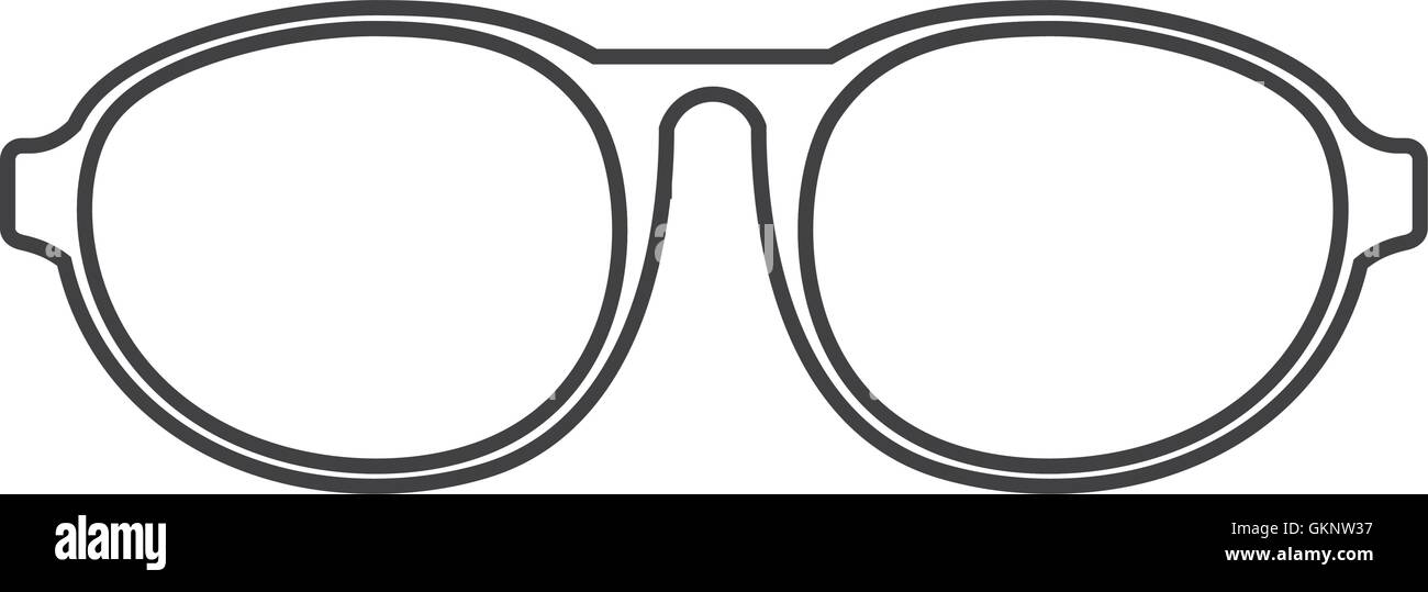 fashion glasses isolated icon Stock Vector Image & Art - Alamy