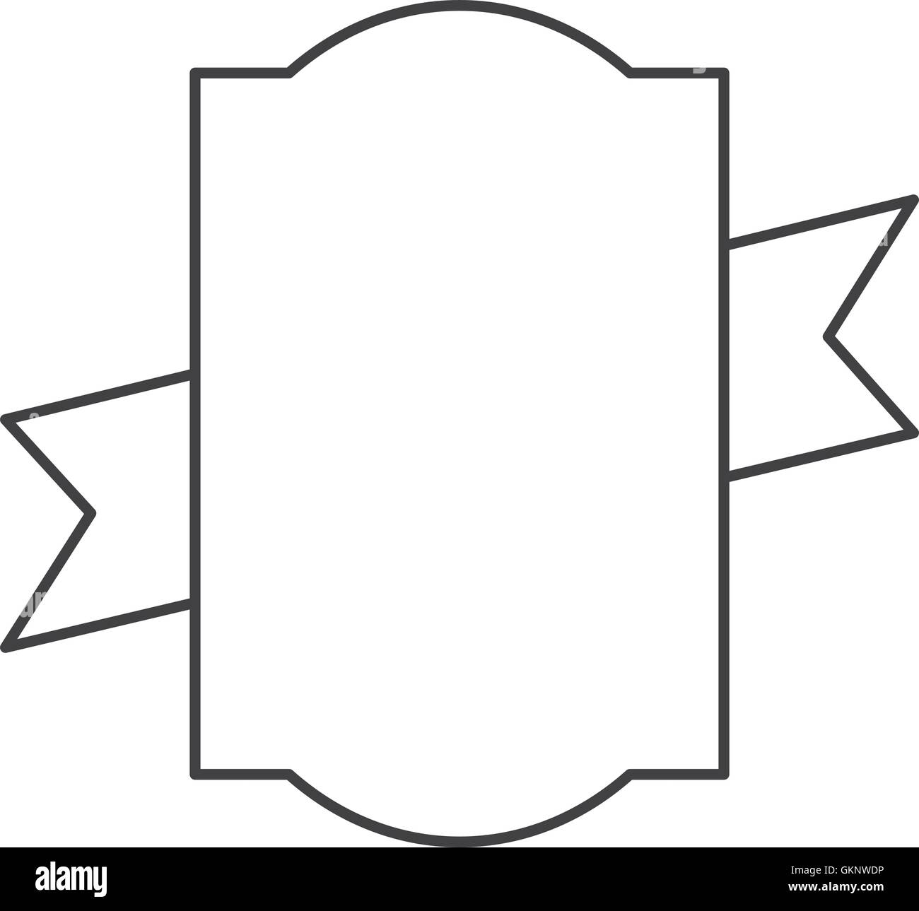 frame with ribbon isolated icon design Stock Vector Image & Art - Alamy