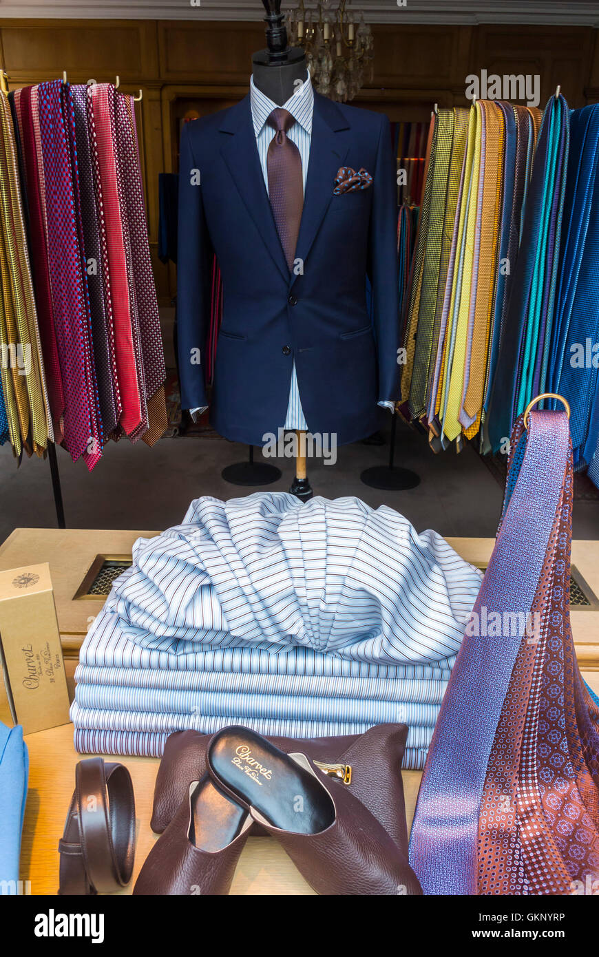 Paris, France, Luxury Shopping, Men&#39;s Clothing Accessories Store Stock Photo: 115423498 - Alamy