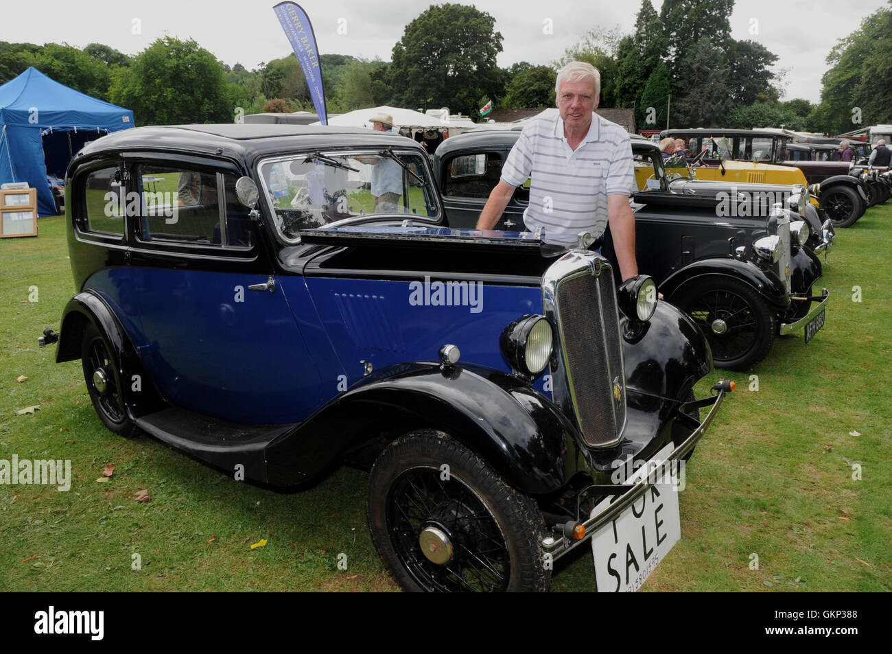Kington Vintage Rally 2016. Kington, Herefordshire, 21st Aug, UK. UK