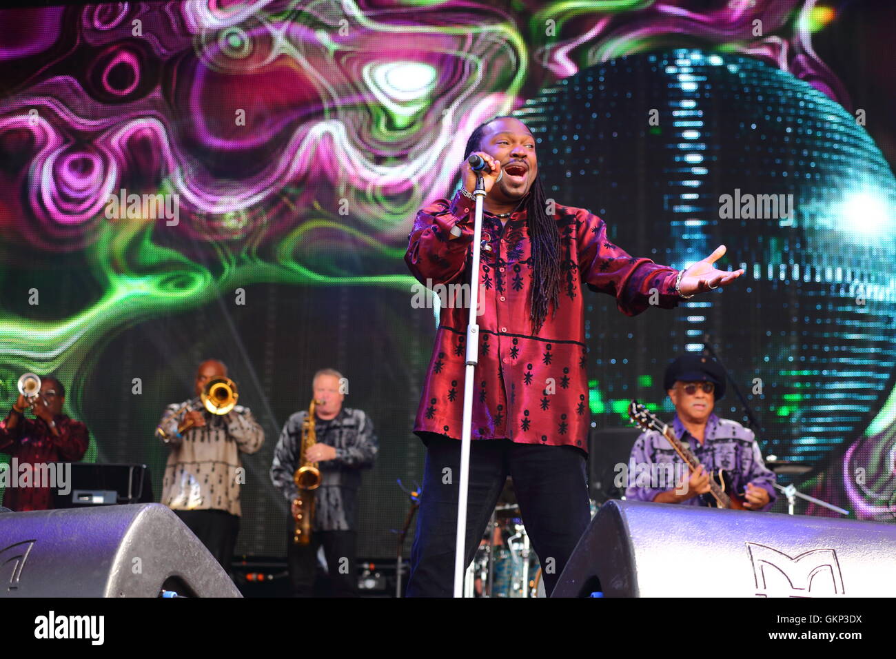 Rewind Festival, Henley-on-Thames, Oxfordshire, UK. The Earth, Wind & Fire Experience feat. The Al Mckay All Stars. Music at its best © Uwe Deffner/Alamy Live News Credit:  Uwe Deffner/Alamy Live News Stock Photo