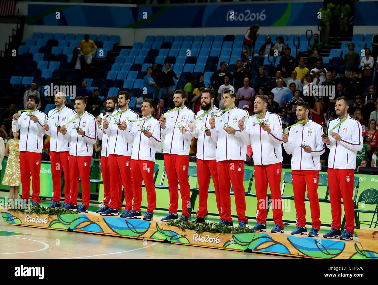 Australien # A12 TICKET 9.8.2016 Olympia Rio Basketball Men's Serbien