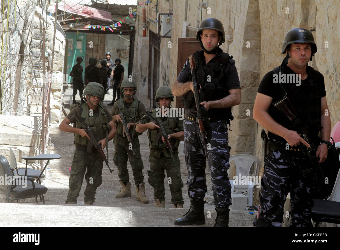 Nablus, Palestine. 22nd Aug, 2016. Palestinian Territory - Members Of ...