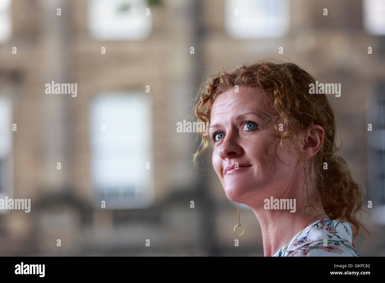 Edinburgh, UK. 22nd August 2016. Edinburgh International Book Festival 9th Day. Edinburgh International Book Festival takes place in Charlotte Square Gardens. Edinburgh. Pictured Susan Fletcher. Pako Mera/Alamy Live News Stock Photo