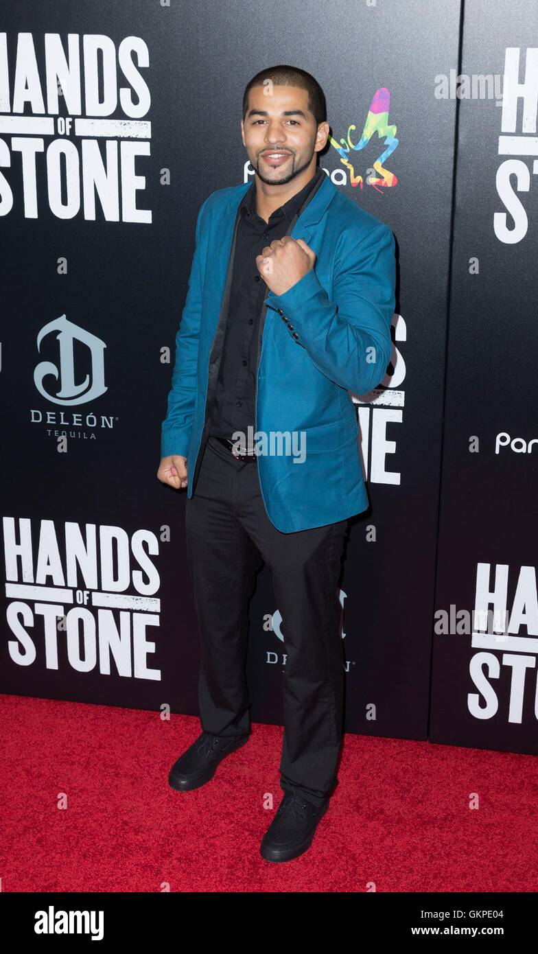 New York, NY, USA. 22nd Aug, 2016. Sadam Ali at arrivals for HANDS OF STONE Premiere, The School of Visual Arts (SVA) Theatre, New York, NY August 22, 2016. Credit:  Lev Radin/Everett Collection/Alamy Live News Stock Photo