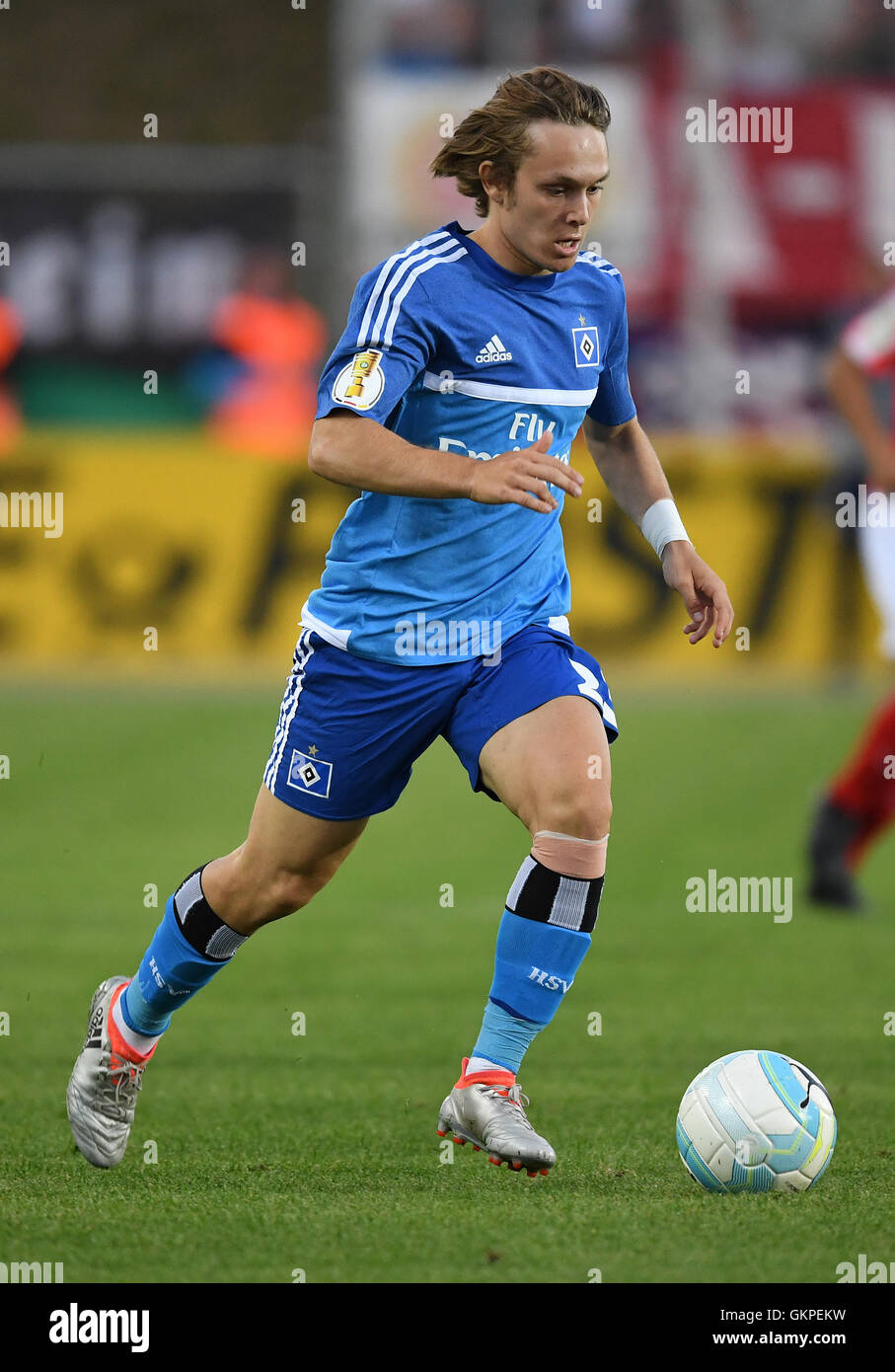 Alen Halilovic of HNK Rijeka in action during the 1st leg of