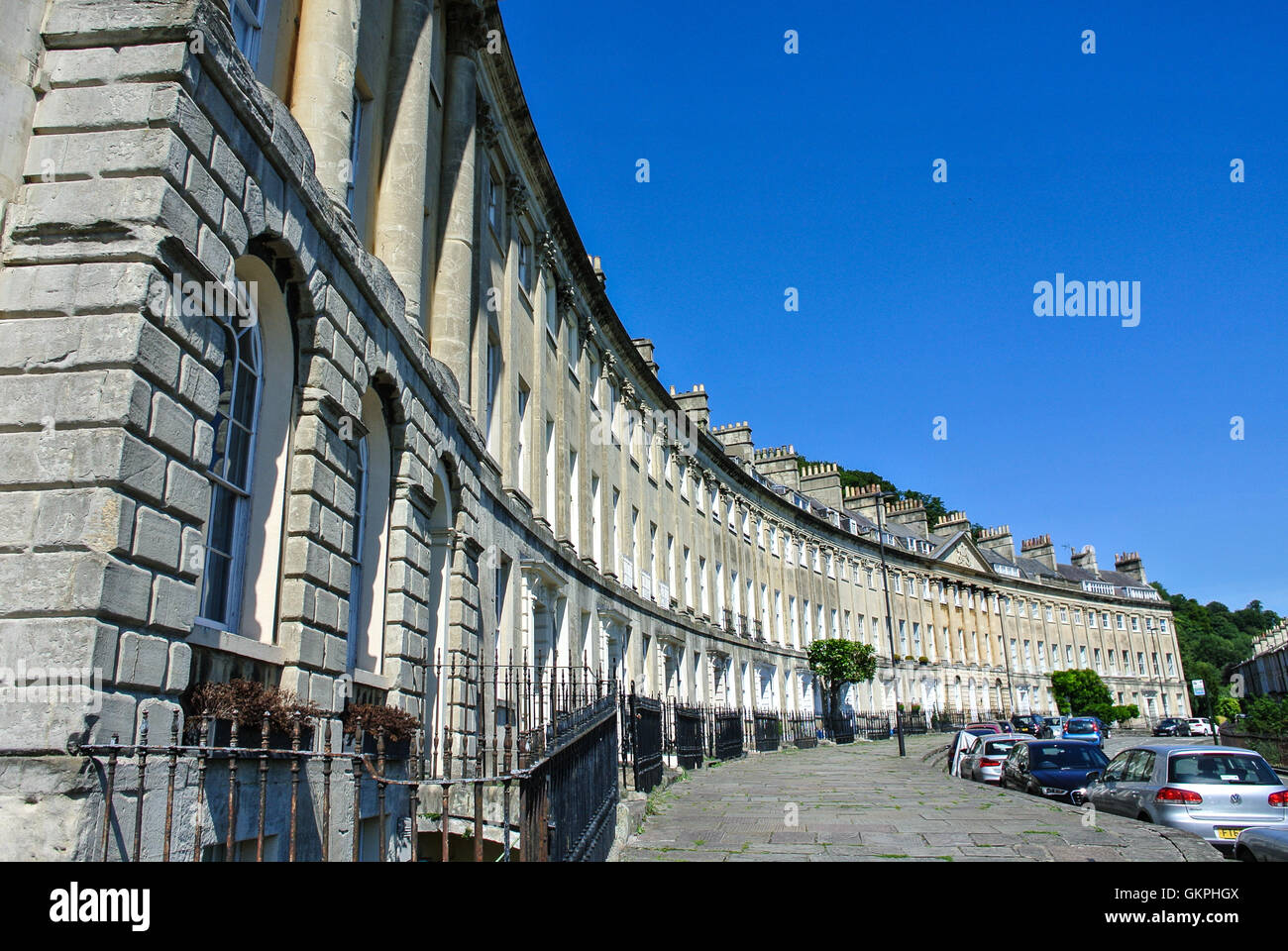 Camden Crescent property in Bath somerset England UK Stock