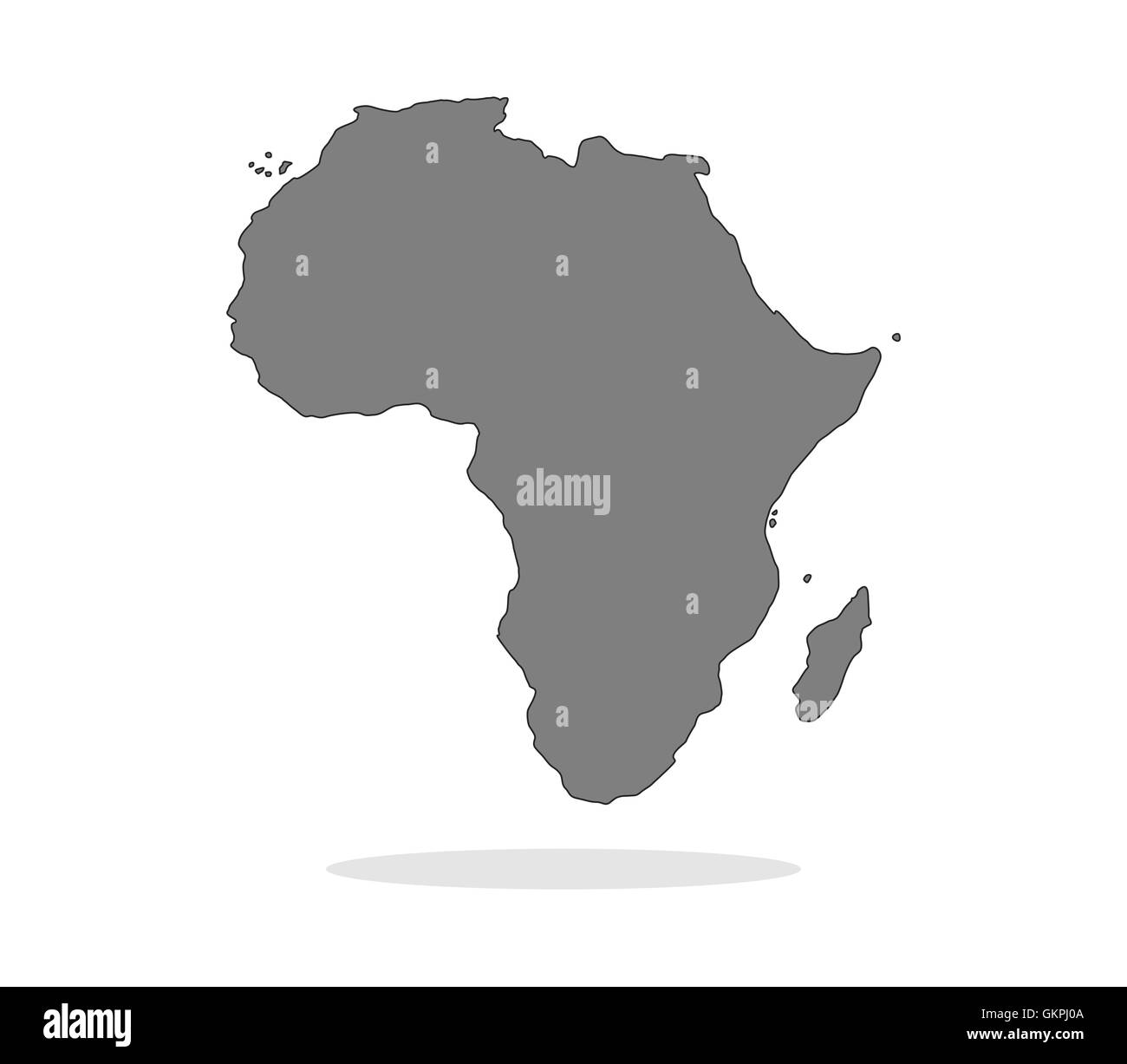 map of africa Stock Photo Alamy