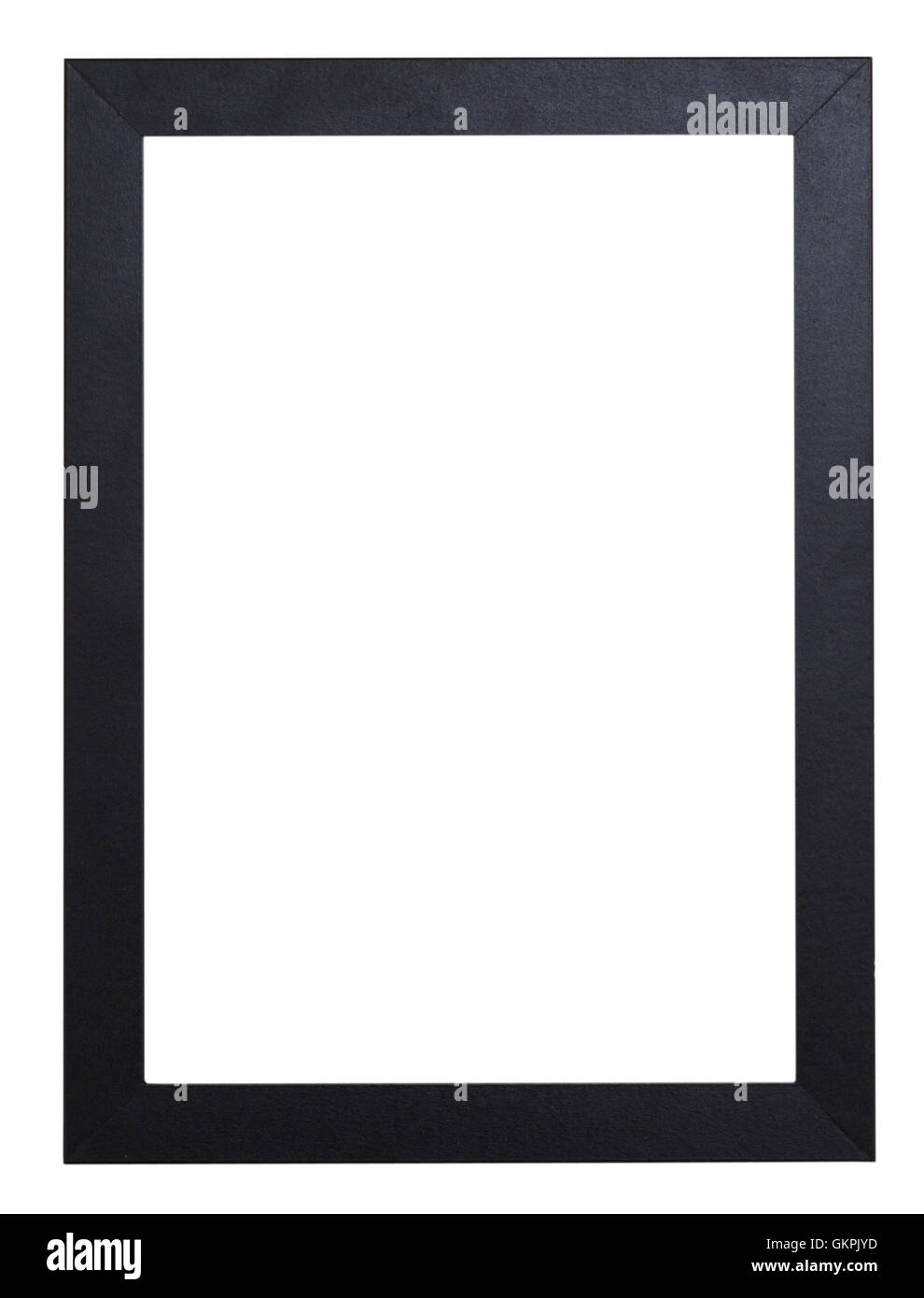 wooden photo frame isolated on white background Stock Photo - Alamy