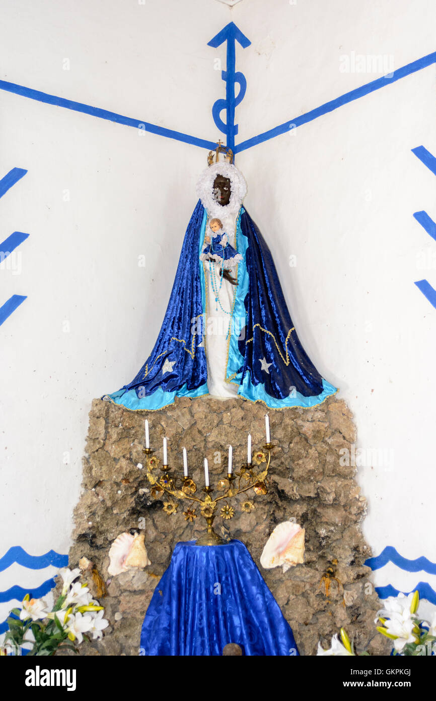 Santeria doll in the Santería Temple in Trinidad, Sancti Spiritus, Cuba Stock Photo