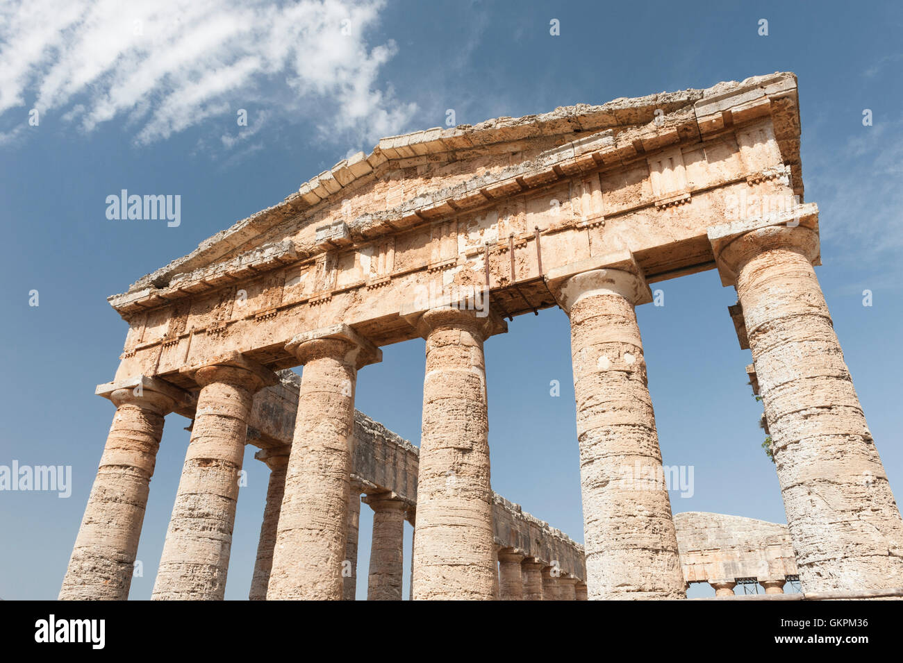 Greek Temple At Segesta Sicily Stock Photo - Alamy