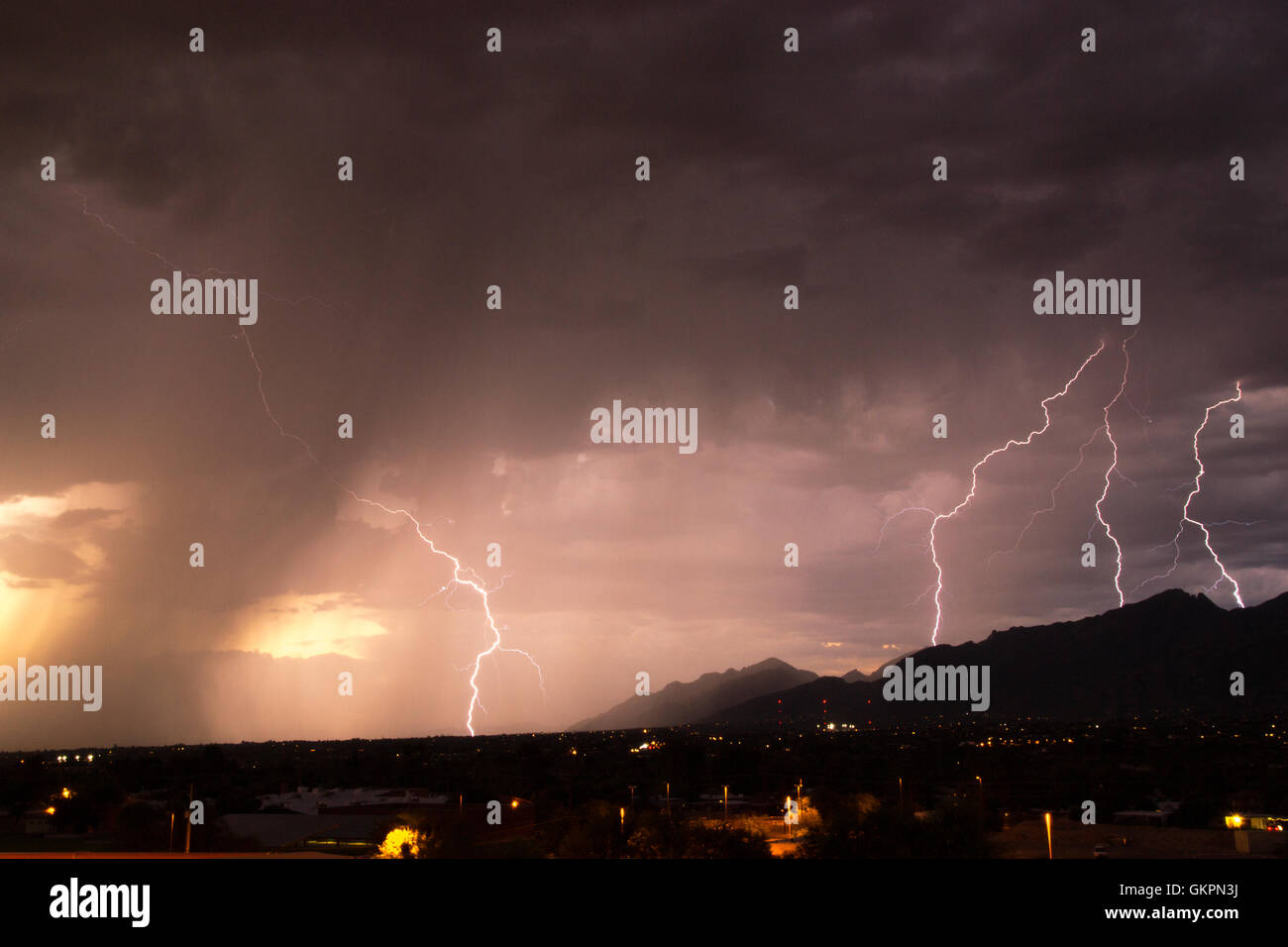 High Voltage on Pusch Ridge Stock Photo - Alamy