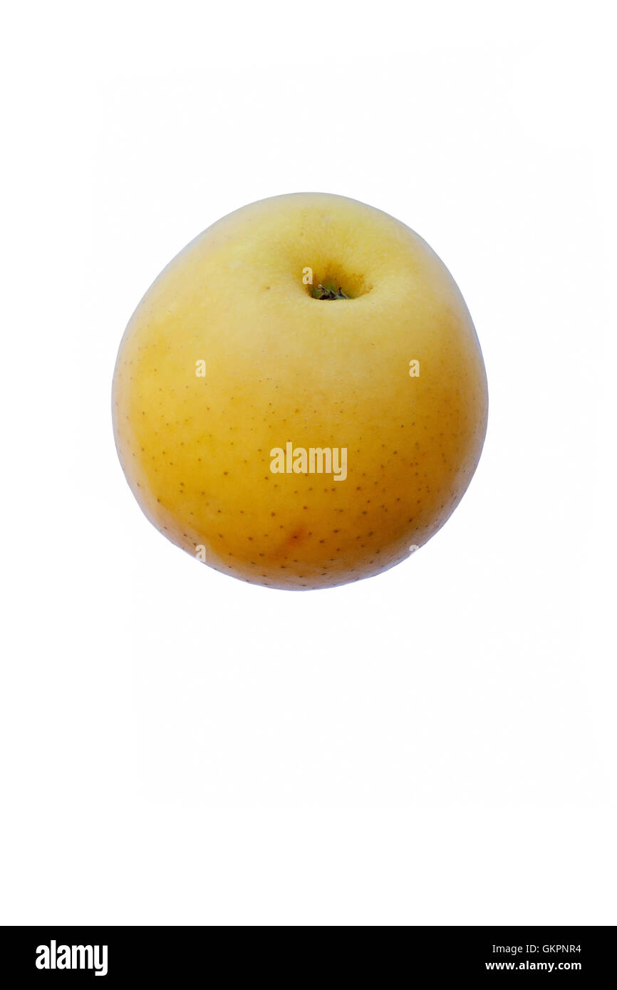 Golden Delicious apple Stock Photo