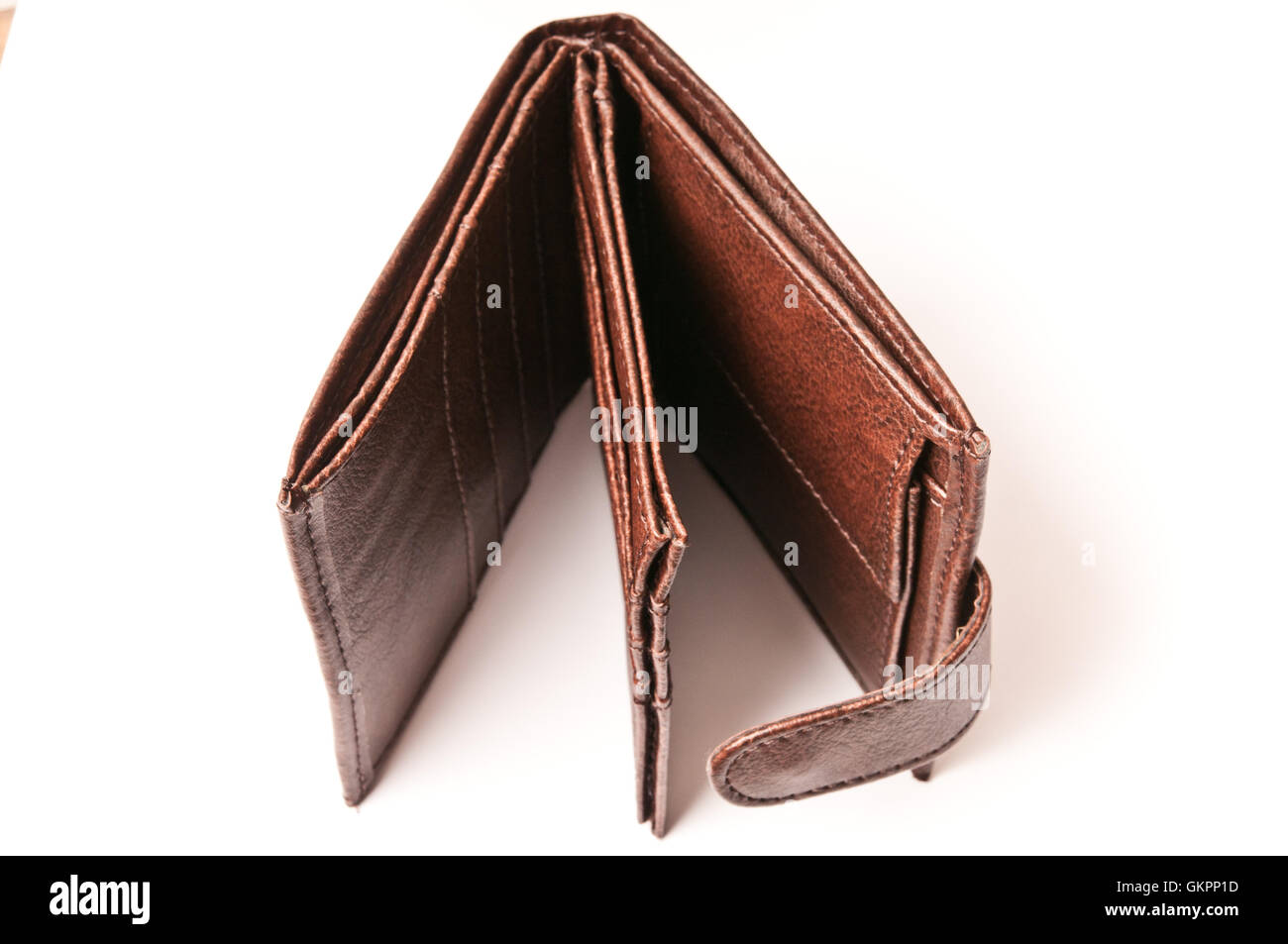 leather wallet Stock Photo