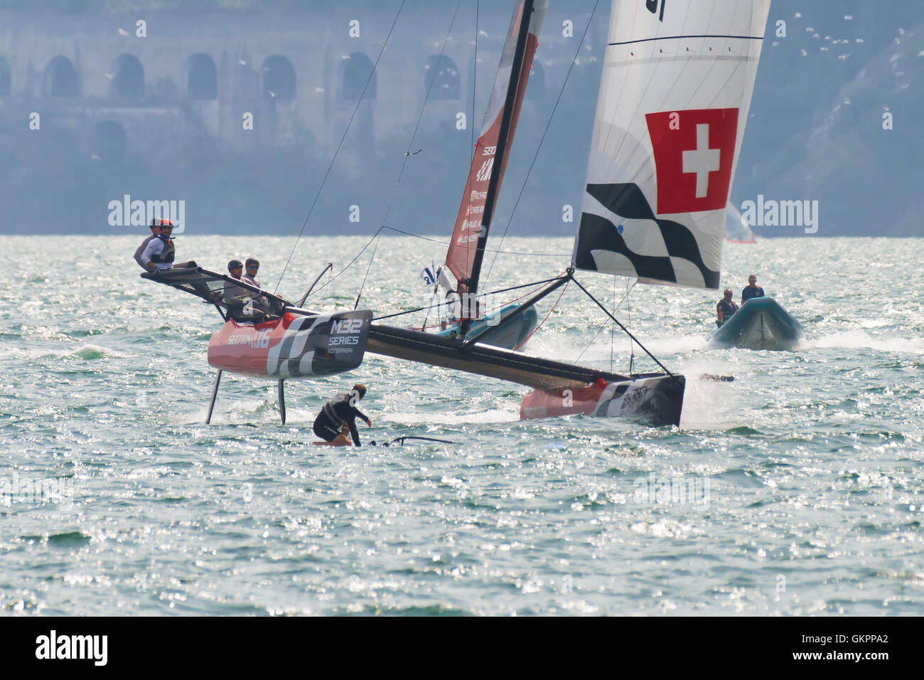 RIVA DEL GARDA, ITALY AUGUST 19 first day of competition for M32