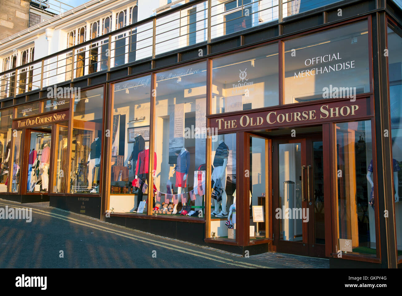 Old Course Golf Shop, St Andrews; Fife; Scotland; UK Stock Photo