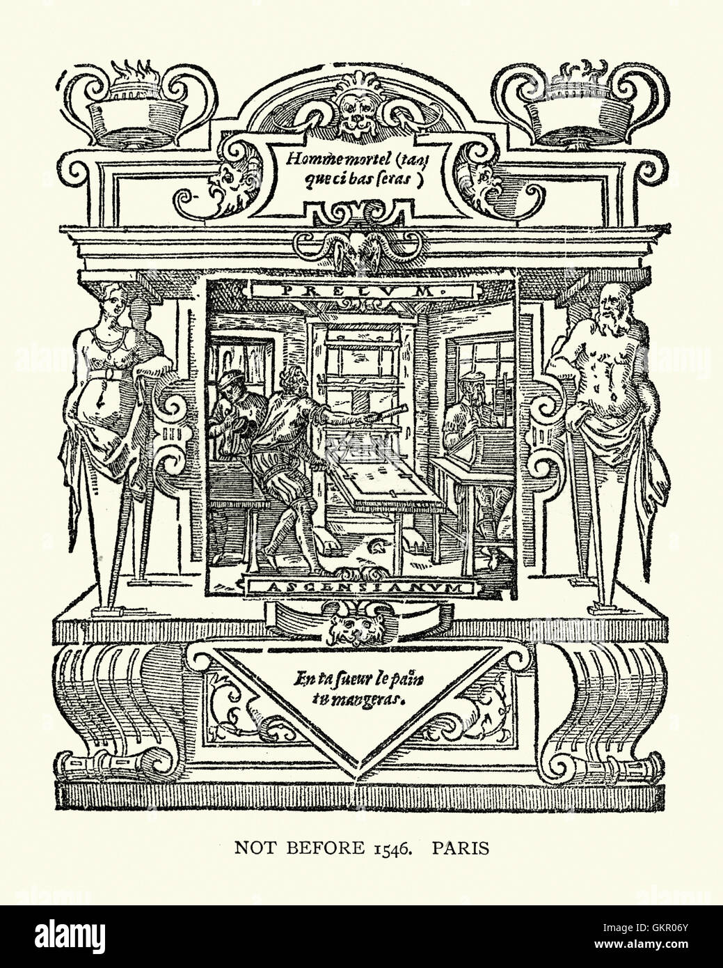 Woodcut printing press hires stock photography and images Alamy