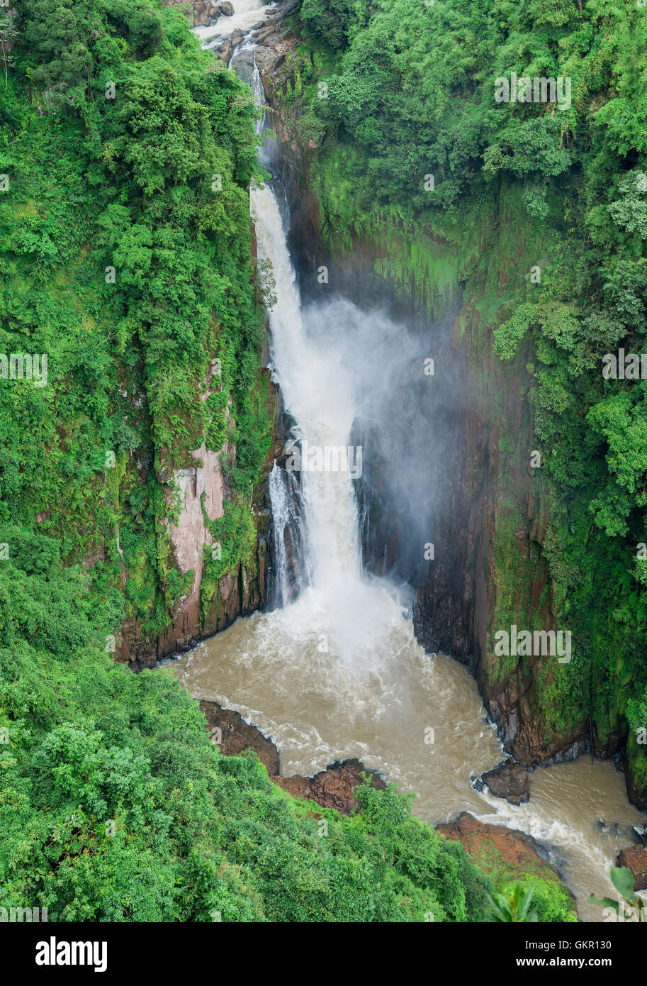 Haew Narok Waterfall in Khao Yai National Park, Thailand Stock Photo