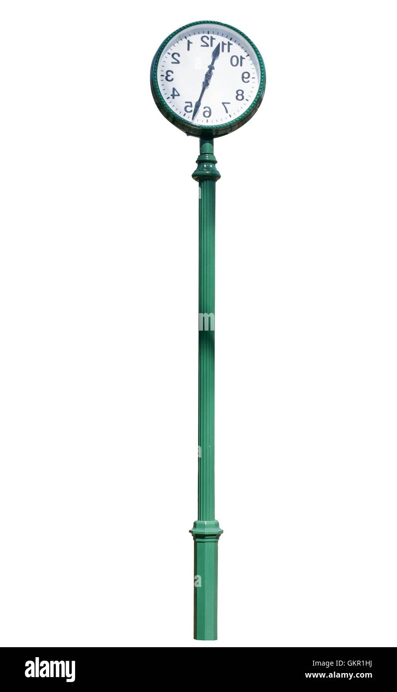 Outdoor antique pole clock hires stock photography and images Alamy
