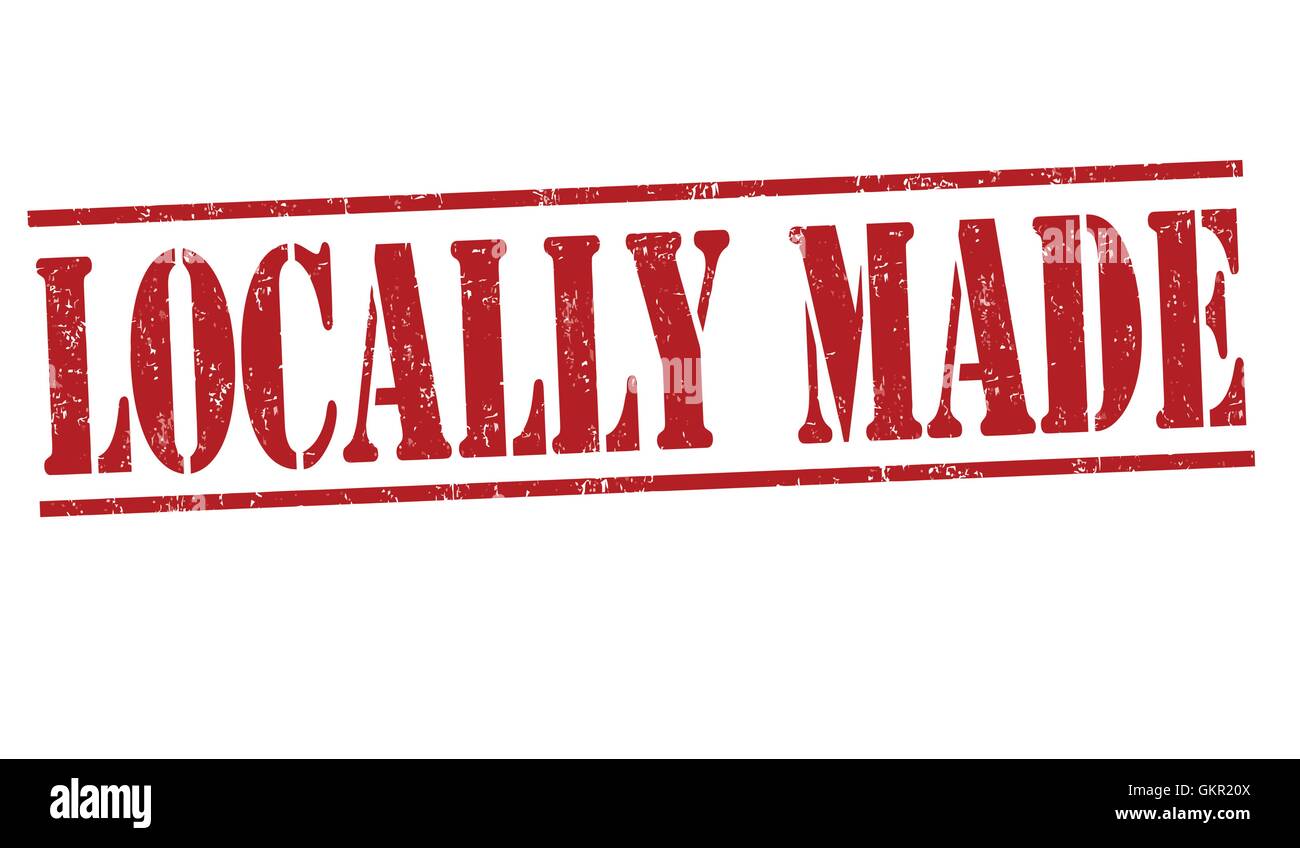 Locally made stamp Stock Vector Image & Art Alamy