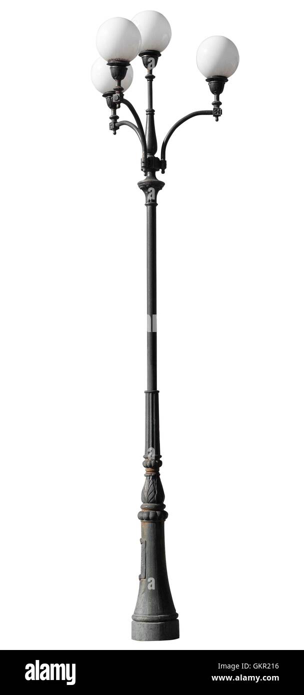 Decorative street lamppost Stock Photo Alamy