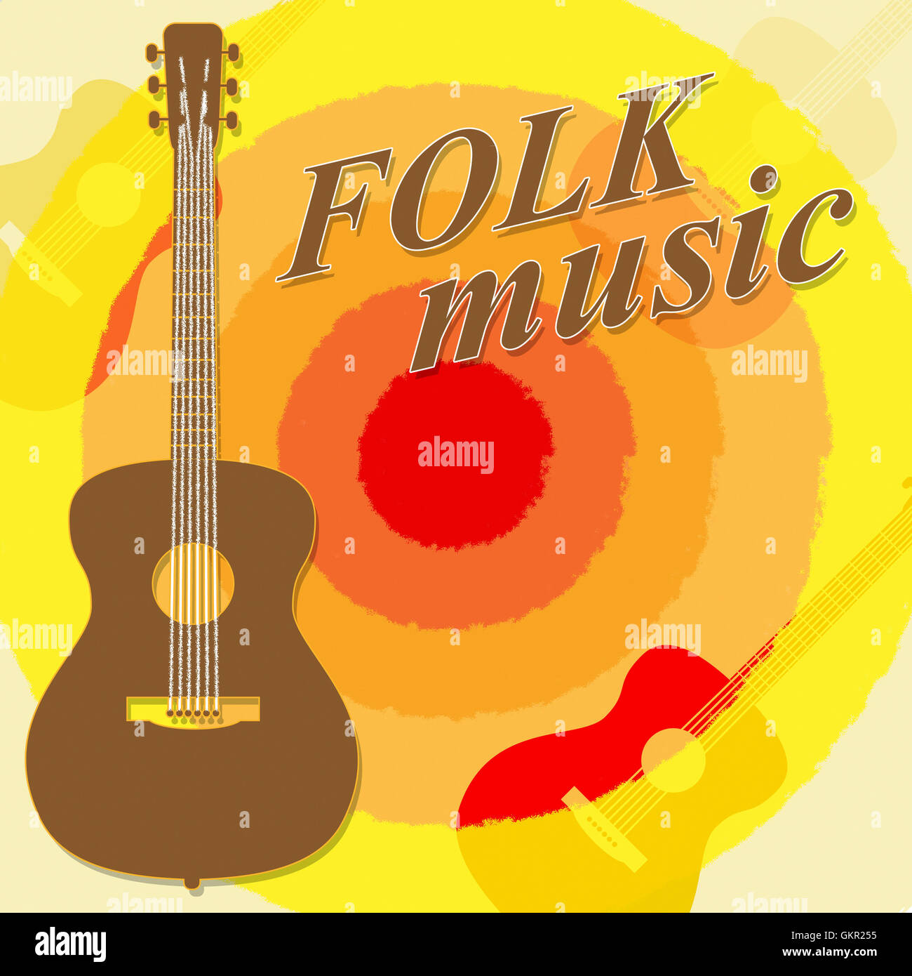 Folk Music Meaning Country Ballards And Soundtracks Stock Photo Alamy