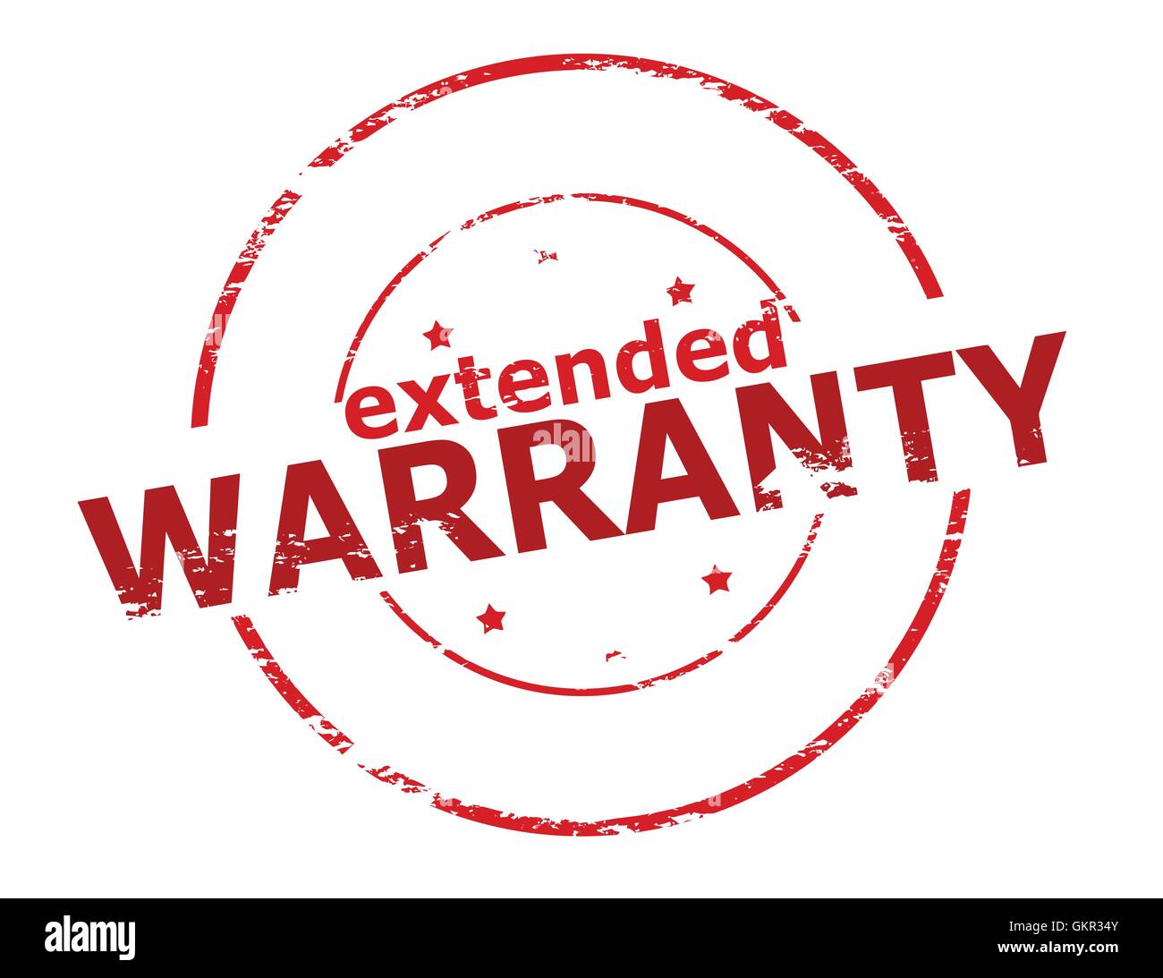 Extended warranty Stock Vector Images Alamy