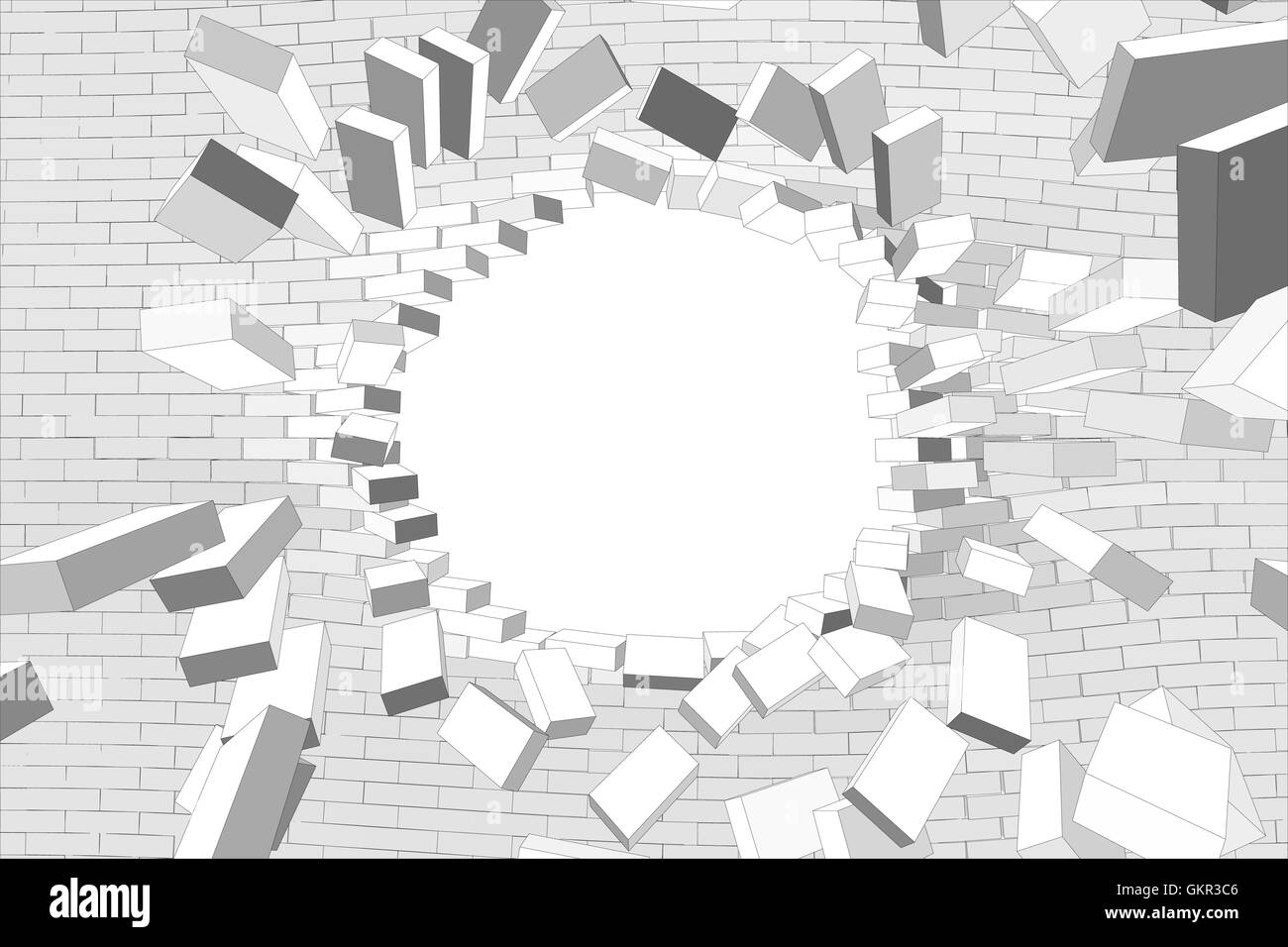 White brick wall part Stock Vector Images Alamy White brick wall part Stock Vector Images Alamy