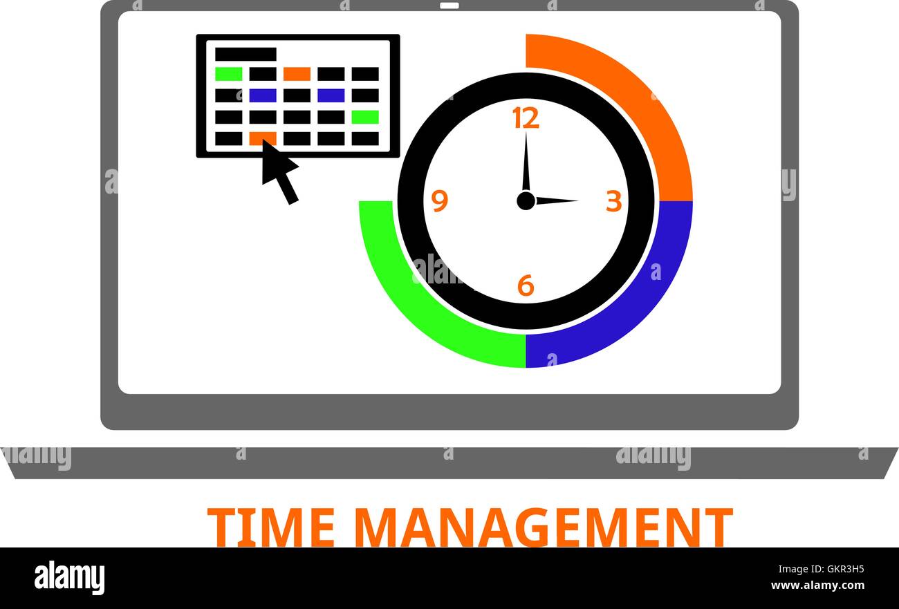 vector - time management Stock Vector