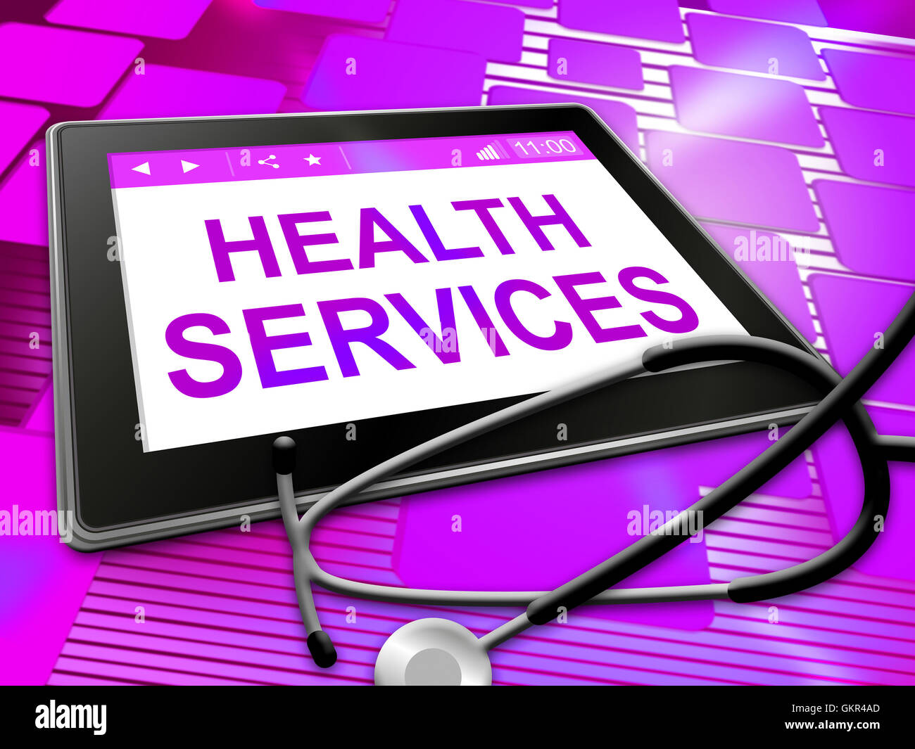 Health Services Meaning Healthy Care 3d Illustration Stock Photo Alamy