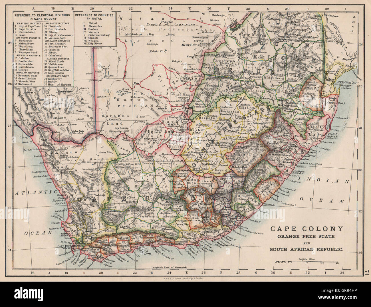 COLONIAL SOUTH AFRICA. Cape Colony. Orange River Colony. Transvaal ...