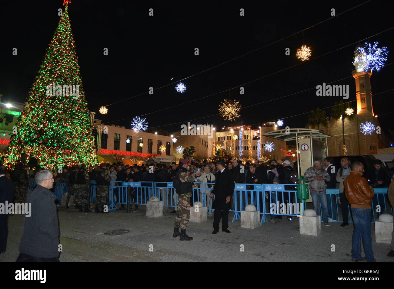 Christmas Eve, Bethlehem, Palestine, Church of Nativity Stock Photo Alamy