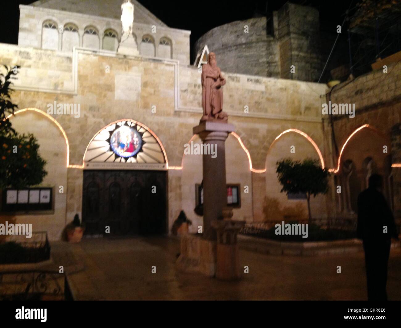 Christmas Eve, Bethlehem, Palestine, Church of Nativity Stock Photo Alamy