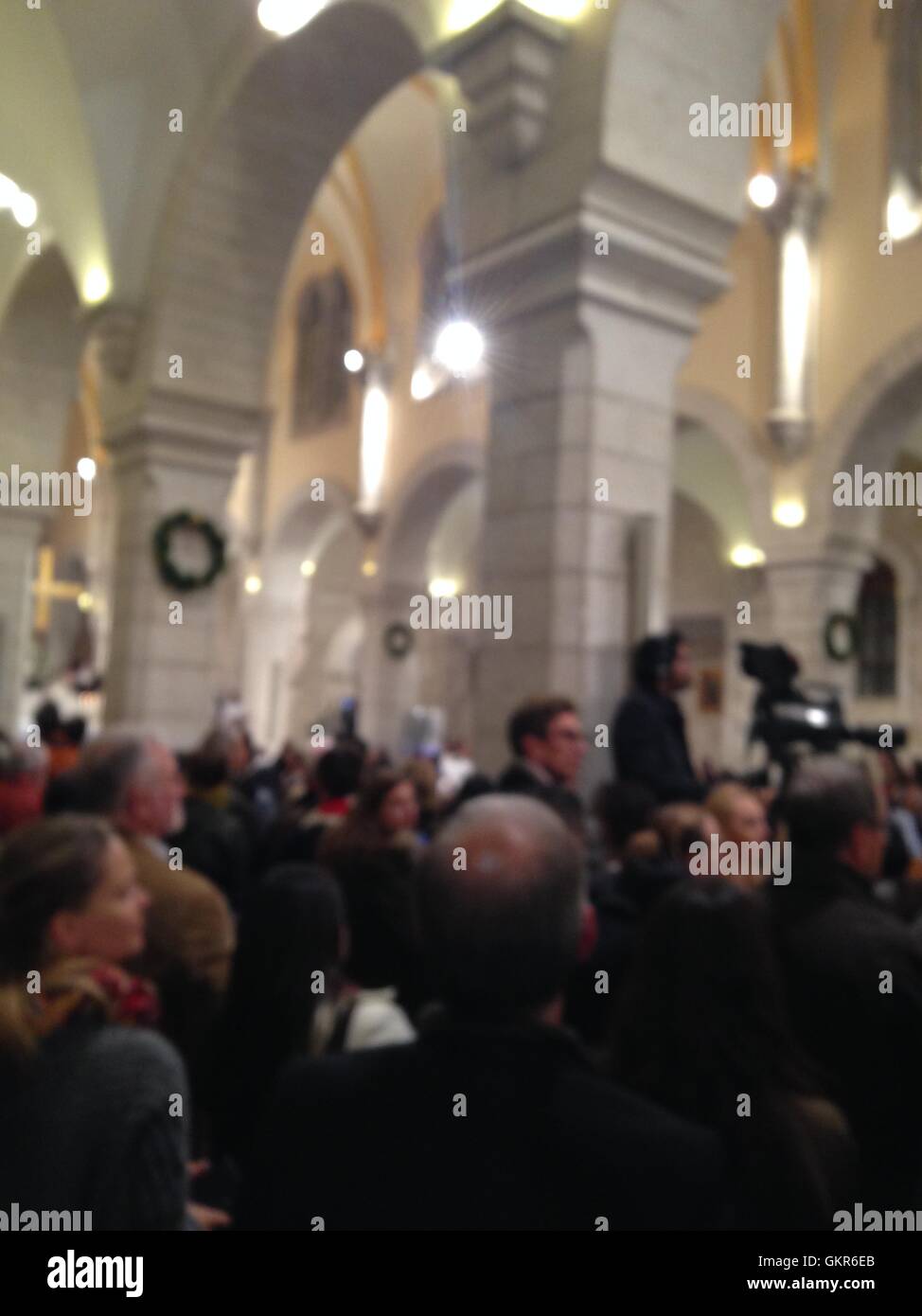Christmas Eve, Bethlehem, Palestine, Church of Nativity Stock Photo Alamy