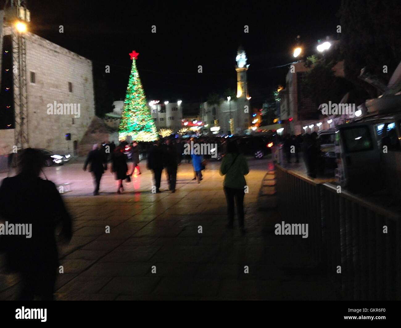 Christmas Eve, Bethlehem, Palestine, Church of Nativity Stock Photo Alamy