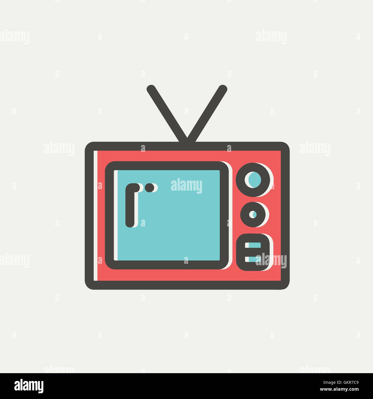 No signal tv texture television Stock Vector Images - Alamy