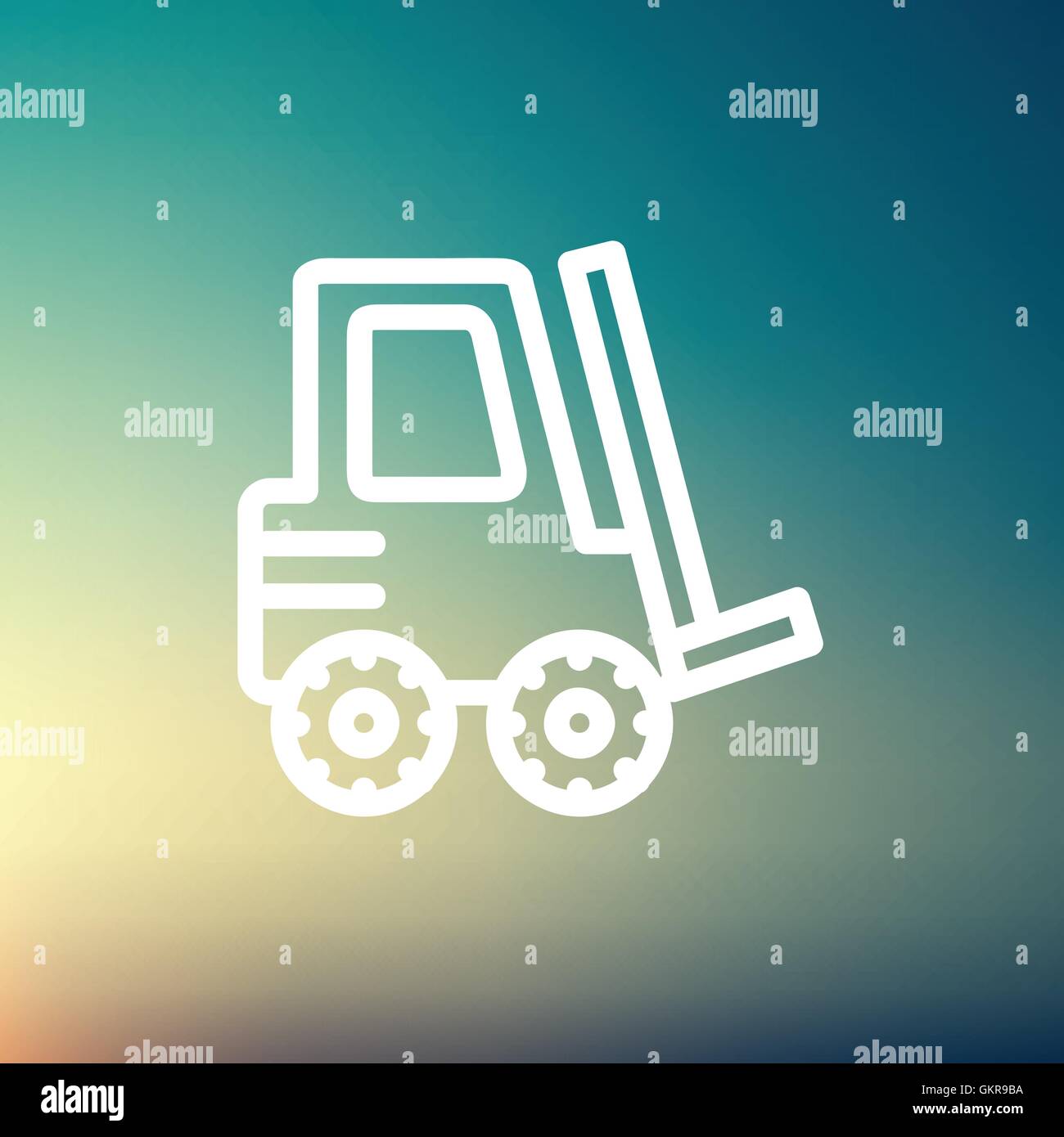Forklift truck Stock Vector Images - Alamy