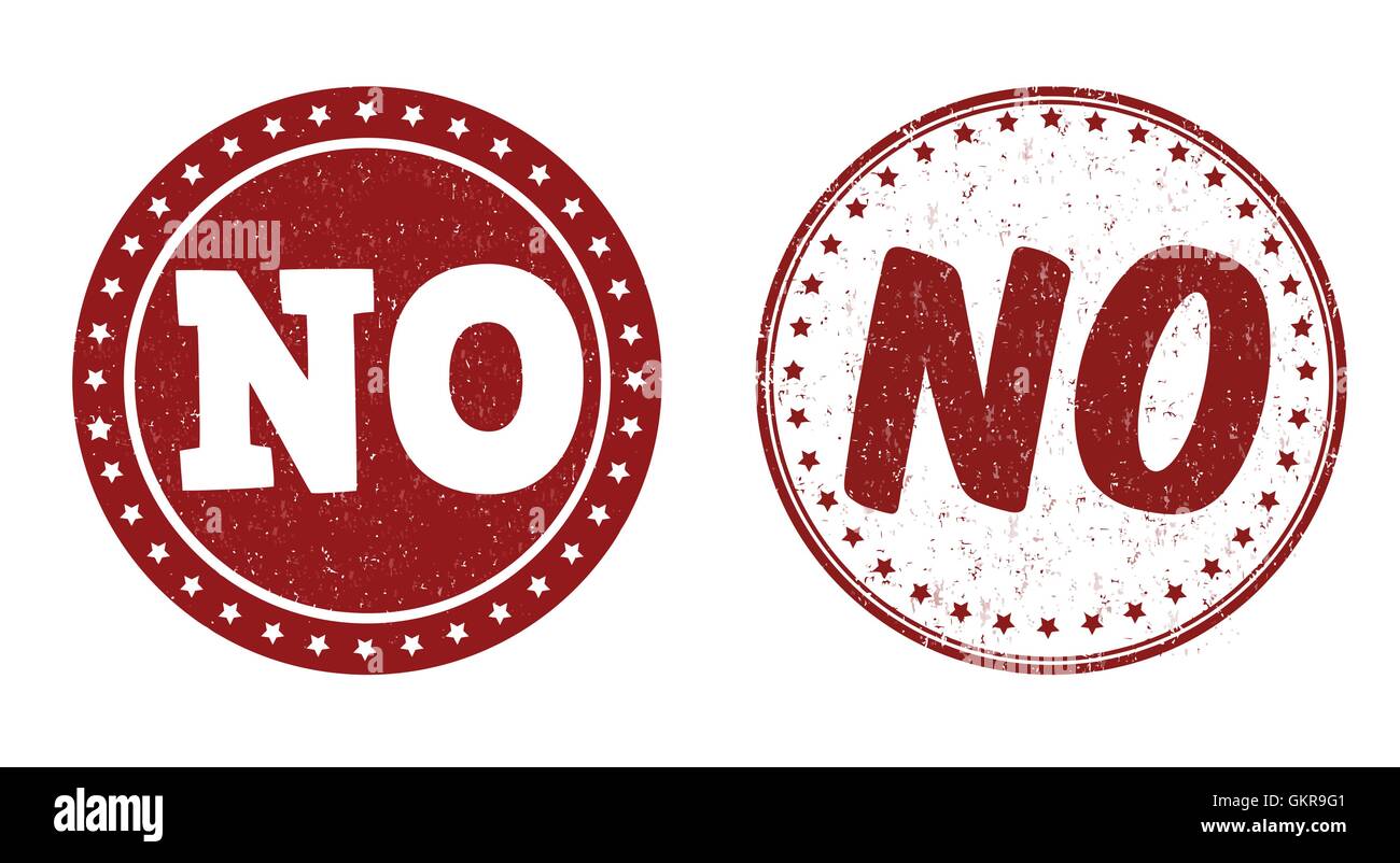 No stamps Stock Vector