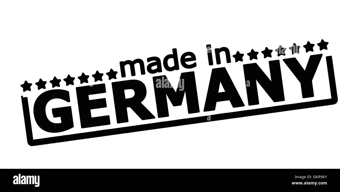 Made in Germany Stock Vector