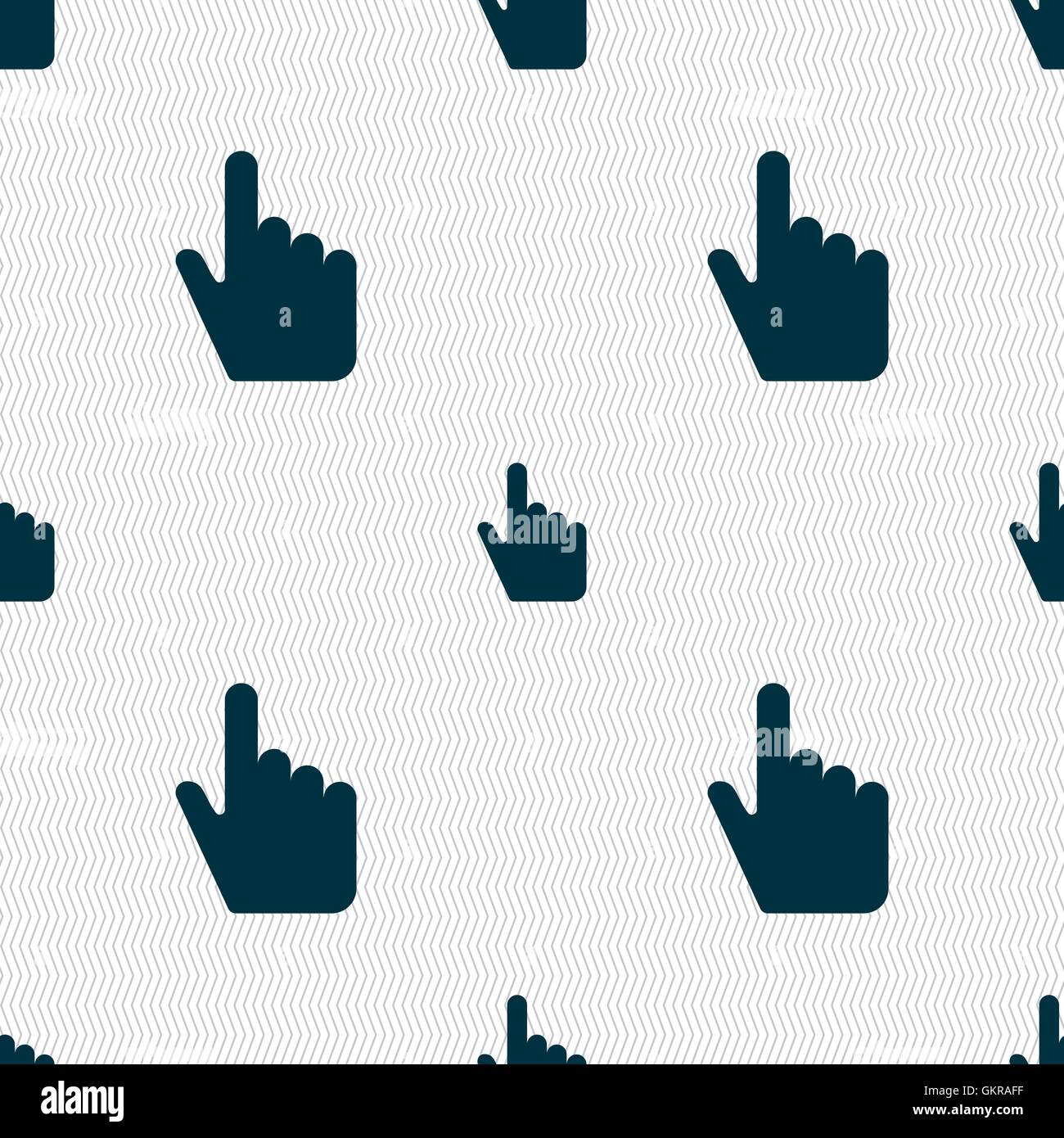 Hand cursor website pattern hi-res stock photography and images - Alamy