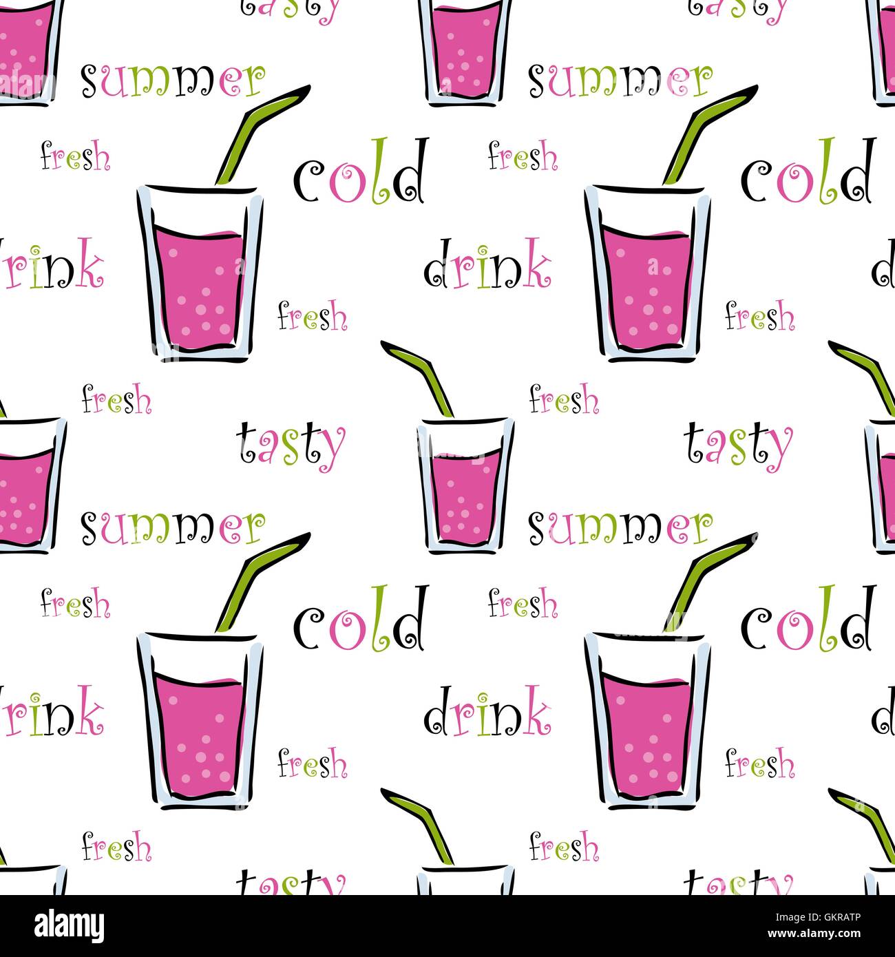summer seamless pattern Stock Vector Image & Art - Alamy