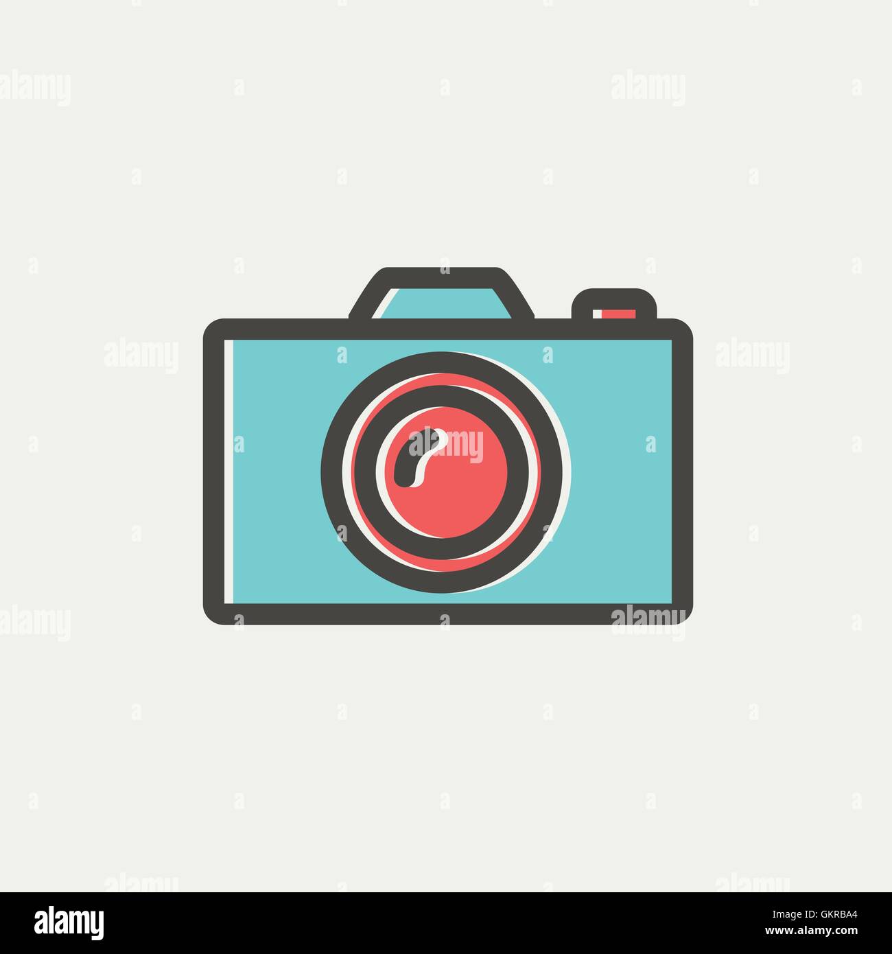 Camera thin line icon Stock Vector Image & Art - Alamy